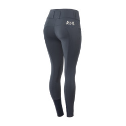 Calça de equitação com grip integral Meghan B Vertigo cintura alta feminina Azul-marinho escuro