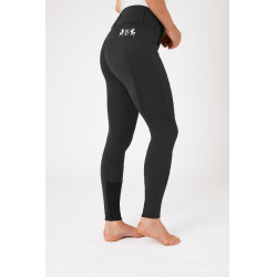 Calça de equitação com grip integral Meghan B Vertigo cintura alta feminina Preto Calça de equitação com grip integral Meghan B Vertigo cintura alta feminina Preto