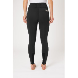 Calça de equitação com grip integral Meghan B Vertigo cintura alta feminina Preto Calça de equitação com grip integral Meghan B Vertigo cintura alta feminina Preto