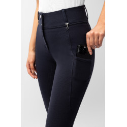 Calça com grip integral para todas as estações Horze Mira Marinho escuro Azul
