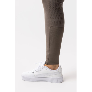 Calça com grip integral para todas as estações Horze Mira Castanho morel