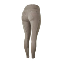 Calça com grip integral para todas as estações Horze Mira Castanho morel