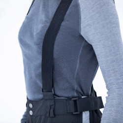 Calça de equitação de inverno Horze WinterRider infantil Preto