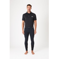 Calça de equitação com reforços B Vertigo Damien masculino Cinza antracite escuro Cinzento