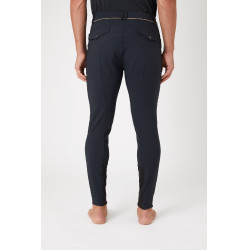 Calça de equitação com reforços B Vertigo Damien masculino Cinza antracite escuro Cinzento