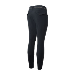 Calça de equitação com reforços B Vertigo Damien masculino Cinza antracite escuro Cinzento