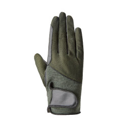 Luvas de equitação de verão Horze Leni feminino Verde escaravelho Luvas de equitação de verão Horze Leni feminino Verde escaravelho