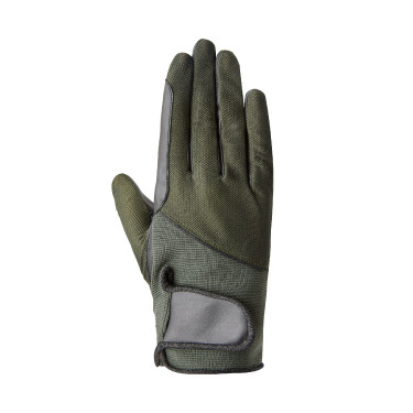 Luvas de equitação de verão Horze Leni feminino Verde escaravelho Luvas de equitação de verão Horze Leni feminino Verde escaravelho