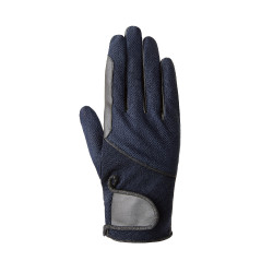 Luvas de equitação de verão Horze Leni feminino Marinho escuro Azul Luvas de equitação de verão Horze Leni feminino Marinho escuro Azul