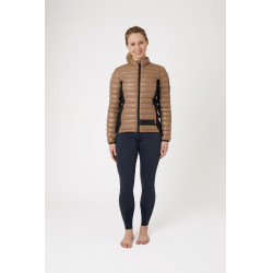 Casaco acolchoado ultraleve B Vertigo Simone feminino Biscoito de gengibre Bege