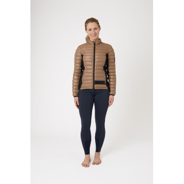 Casaco acolchoado ultraleve B Vertigo Simone feminino Biscoito de gengibre Bege