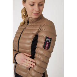 Casaco acolchoado ultraleve B Vertigo Simone feminino Biscoito de gengibre Bege