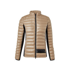 Casaco acolchoado ultraleve B Vertigo Simone feminino Biscoito de gengibre Bege