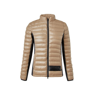 Casaco acolchoado ultraleve B Vertigo Simone feminino Biscoito de gengibre Bege