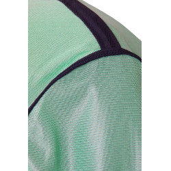 Capa anti-moscas para equitação Horze Paso Fino com pescoço removível e proteção UV Riacho verde