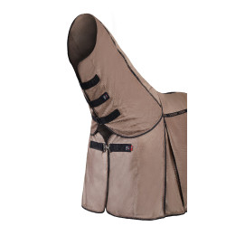 Capa anti-moscas Combo B Vertigo com cobertura de pescoço removível e proteção UV Biscoito de gengibre Bege Capa anti-moscas Combo B Vertigo com cobertura de pescoço removível e proteção UV Biscoito de gengibre Bege