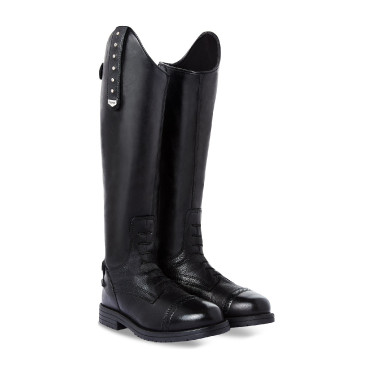 Botas Horze Portland infantil com strass Preto