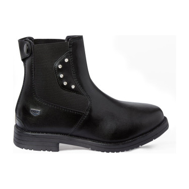 Botas Horze Portland strass infantil Preto