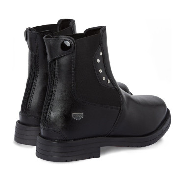 Botas Horze Portland strass infantil Preto