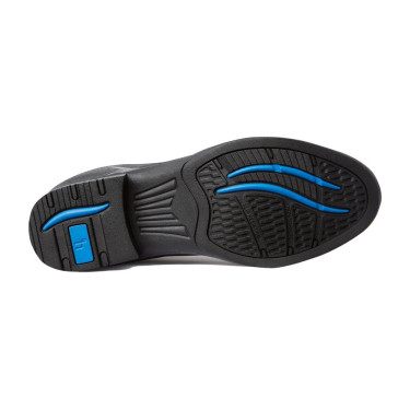 Botas Horze couro Horze Kingston zíper duplo feminino Marrom café Castanho