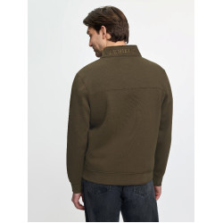 Sweat com fecho de correr LeMieux para homem Alpino Castanho