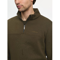 Sweat com fecho de correr LeMieux para homem Alpino Castanho