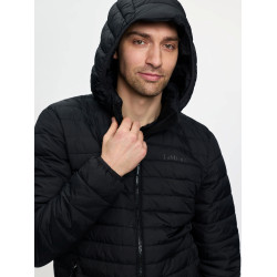 Casaco acolchoado com capuz LeMieux para homem Preto Casaco acolchoado com capuz LeMieux para homem Preto