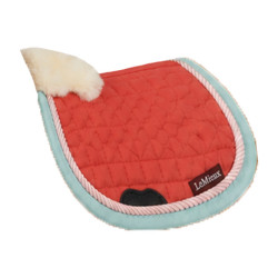 Almofada de sela LeMieux Toy Pony Esmagamento coral Laranja Almofada de sela LeMieux Toy Pony Esmagamento coral Laranja