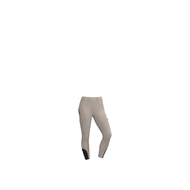 Legging de equitação Amy LeMieux feminino Pecã Bege