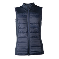 Colete sem mangas HKM em jersey/nylon Basel II Style feminino Azul profundo