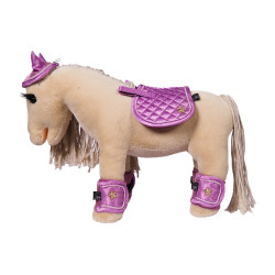 Conjunto de design Cuddle Horse HKM Fúcsia Rosa