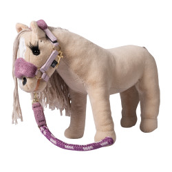 Conjunto de cabrestos Cuddle Horse HKM Rosa claro Conjunto de cabrestos Cuddle Horse HKM Rosa claro