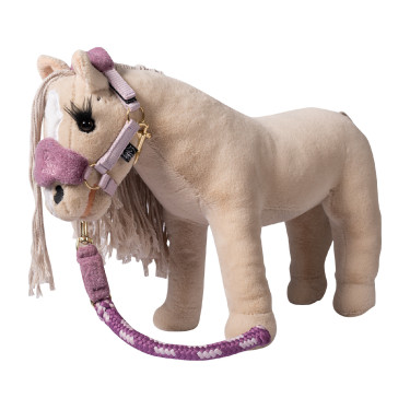 Conjunto de cabrestos Cuddle Horse HKM Rosa claro Conjunto de cabrestos Cuddle Horse HKM Rosa claro
