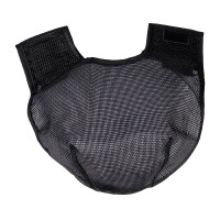 Protetor de nuca HKM com velcro, conjunto com 3 peças Preto
