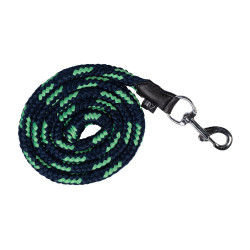 Longe HKM Maui com mosquetão Azul escuro / verde Multicolor