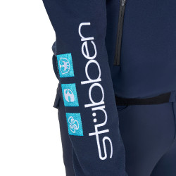 Casaco Softshell masculino Equestro New Style Multilogo Blazer marinho Azul-marinho