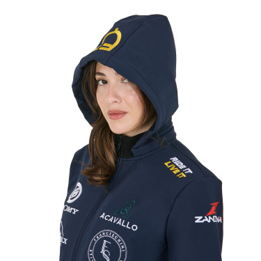 Casaco Softshell Equestro New Style Multilogo Blazer marinho Azul-marinho