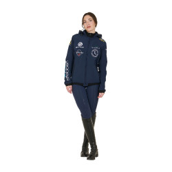 Casaco Softshell Equestro New Style Multilogo Blazer marinho Azul-marinho
