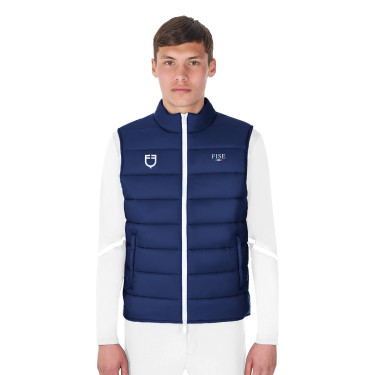 Colete equestre masculino Equestro x FISE, slim fit
