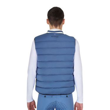 Colete masculino Equestro em nylon Mar de Bering Azul Colete masculino Equestro em nylon Mar de Bering Azul