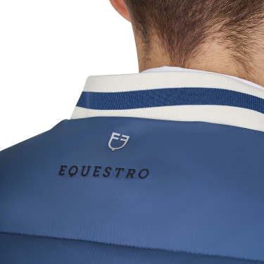 Colete masculino Equestro em nylon Mar de Bering Azul Colete masculino Equestro em nylon Mar de Bering Azul