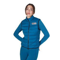 Colete feminino sem mangas Equestro em nylon Coral azul Colete feminino sem mangas Equestro em nylon Coral azul