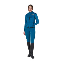 Colete feminino sem mangas Equestro em nylon Coral azul Colete feminino sem mangas Equestro em nylon Coral azul