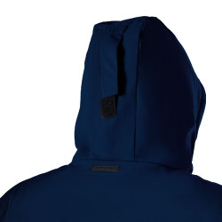 Casaco masculino Equestro impermeável e corta-vento em nylon Blazer marinho Azul-marinho