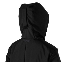 Casaco infantil unissex Equestro impermeável e corta-vento em nylon Preto Casaco infantil unissex Equestro impermeável e corta-vento em nylon Preto