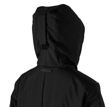 Casaco infantil unissex Equestro impermeável e corta-vento em nylon Preto Casaco infantil unissex Equestro impermeável e corta-vento em nylon Preto