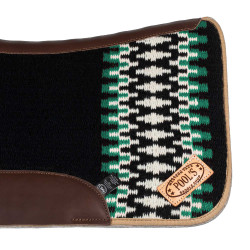 Manta western Pool’s clássica Preto / branco / verde