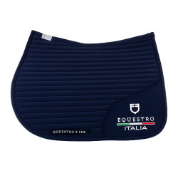 Manta de salto Equestro x FISE com logótipo bordado Blazer marinho Azul-marinho Manta de salto Equestro x FISE com logótipo bordado Blazer marinho Azul-marinho