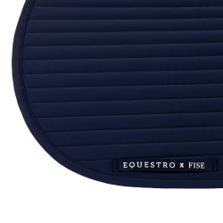 Manta de salto Equestro x FISE com logótipo bordado Blazer marinho Azul-marinho Manta de salto Equestro x FISE com logótipo bordado Blazer marinho Azul-marinho