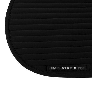 Manta de salto Equestro x FISE com logótipo bordado Preto